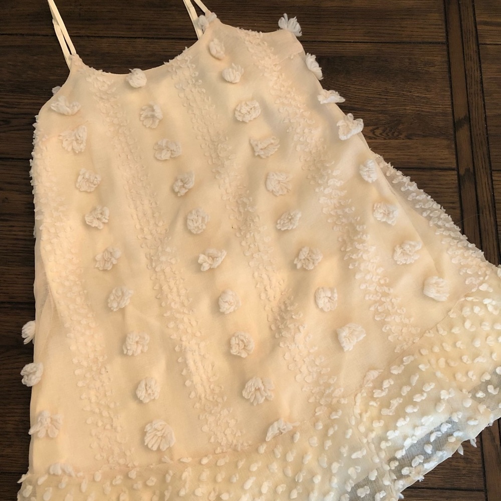 Puffball Detail Dress